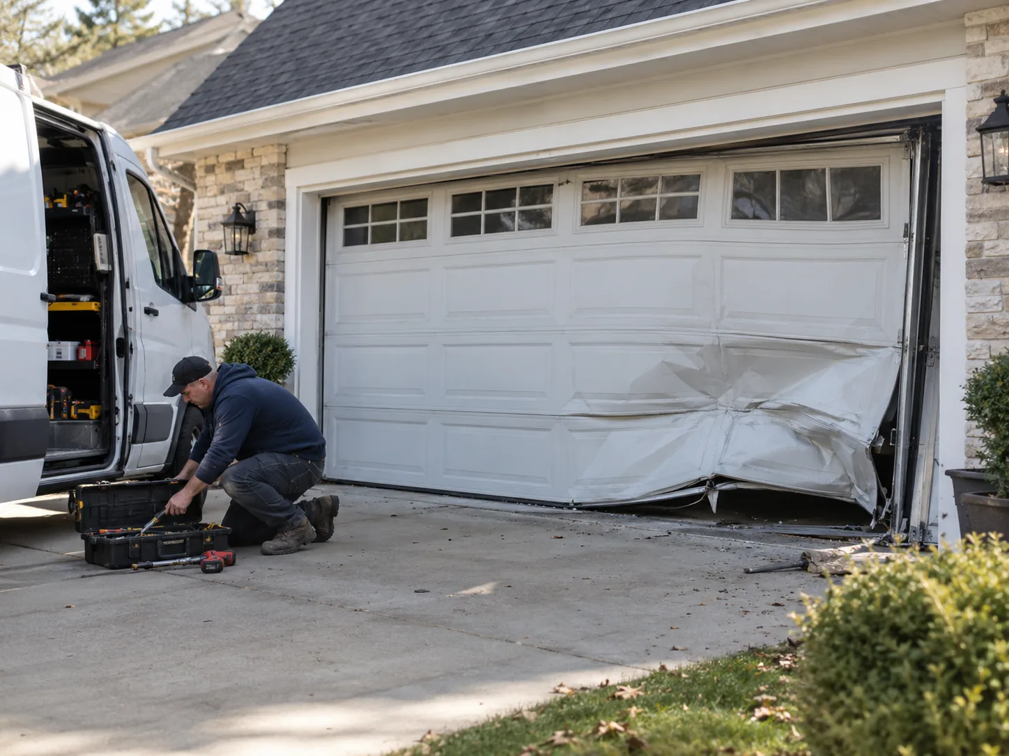 North Tustin Emergency Garage Door Repair in Costa Mesa