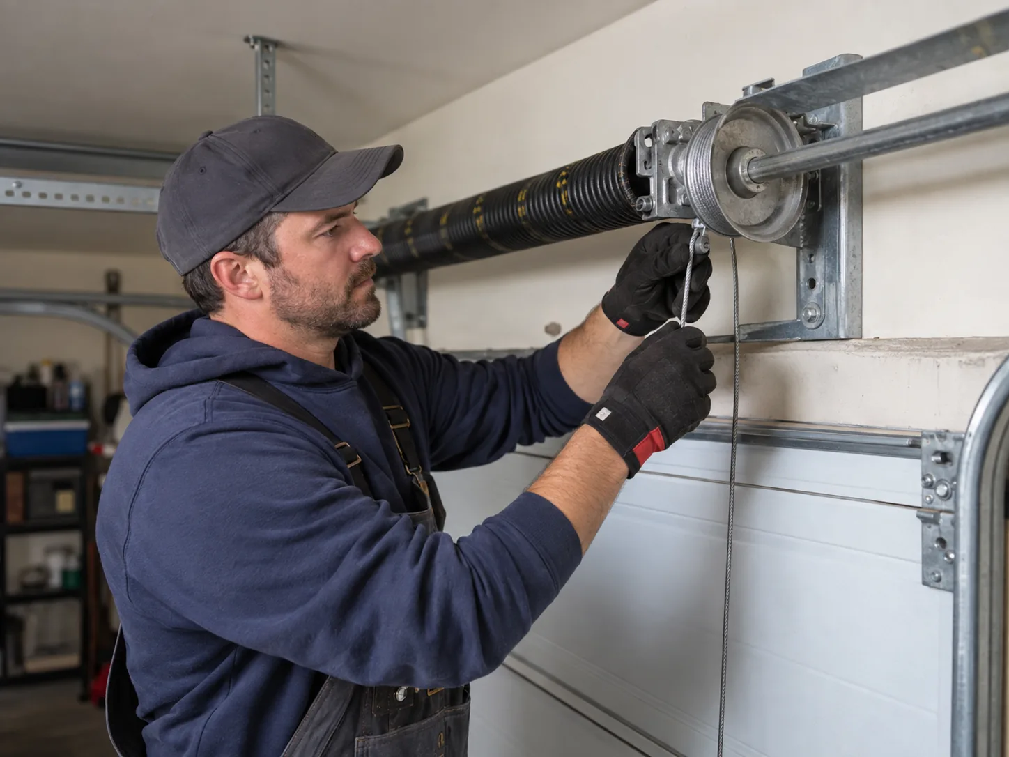 Spring Repair for Rancho Santa Margarita's Newer Garage Doors in Costa Mesa